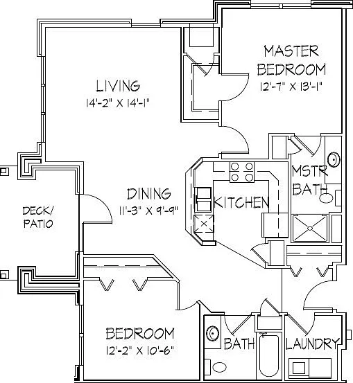 2 bed, 1160 sqft, $1,905 — Photo 4