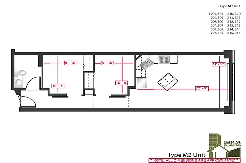 Floor plan 2 Bedroom