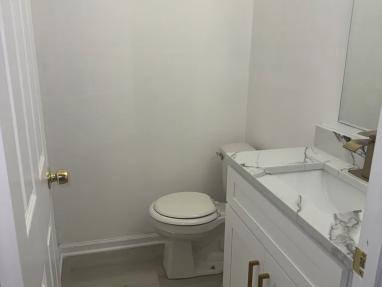 half bathroom downstairs