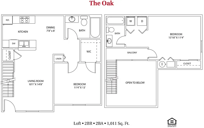 Floor plan The Oak