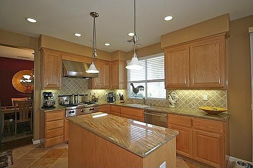 Gourmet Kitchen with Island