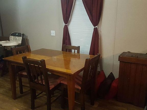 Kitchen space for table