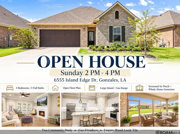 6555 Island Edge Dr, Gonzales, LA 70737