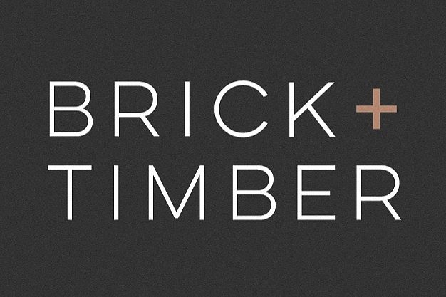 Logo of Brick + Timber, an apartment rental agency in San Francisco, California