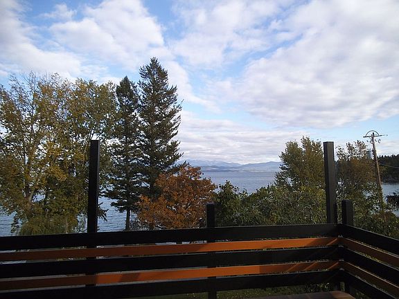 View from deck
