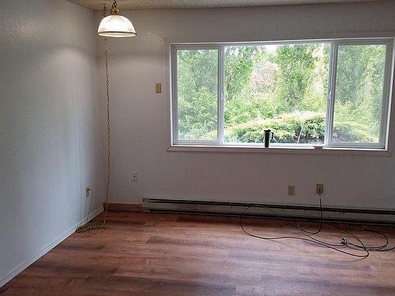 Living room looking over yard
