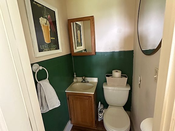 Half bath off kitchen