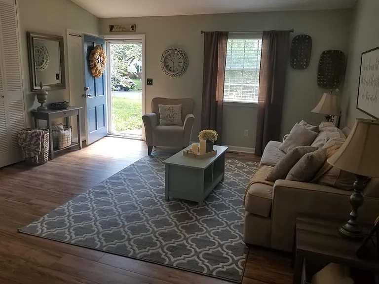 View from dining area
