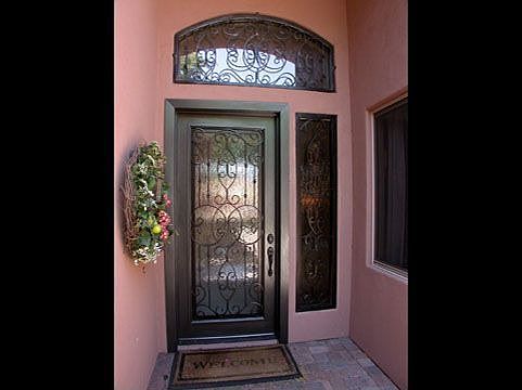 Custom Canterra Style front entry/COURTYARD