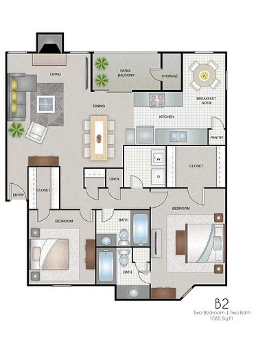 Floor plan B2