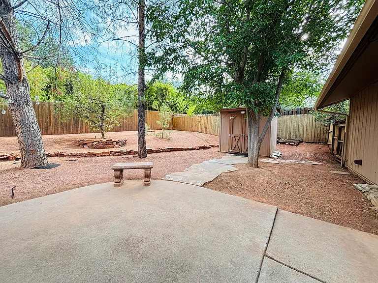 Backyard and Shed