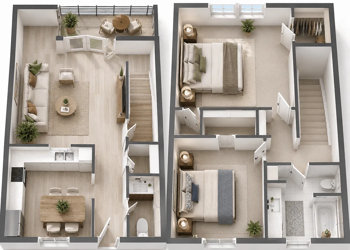 Floor plan MT 2x1.5