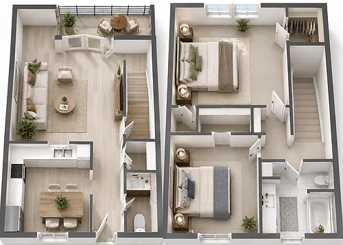 Floor plan MT 2x1.5