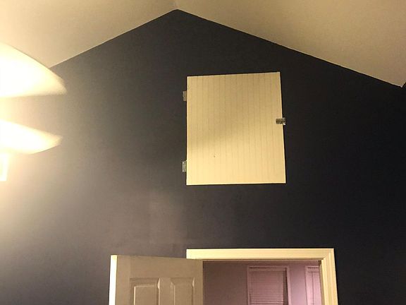 Storage above bedroom door