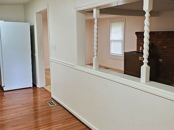 Dining view into living room