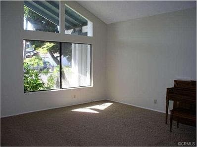 Living room looking to front yard