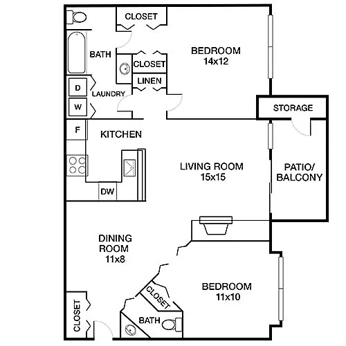 Floor plan Mulberry Premier