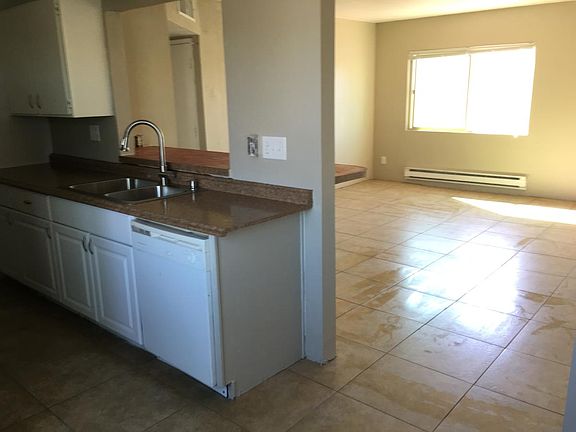 Kitchen open to living room