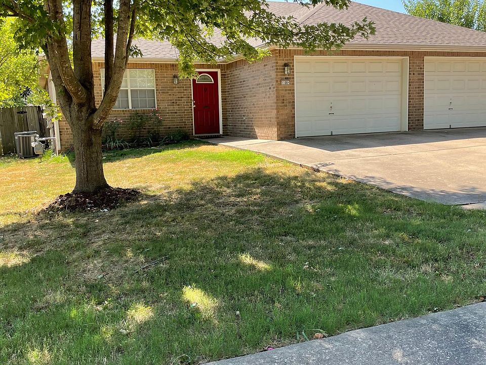 front door and one car garage