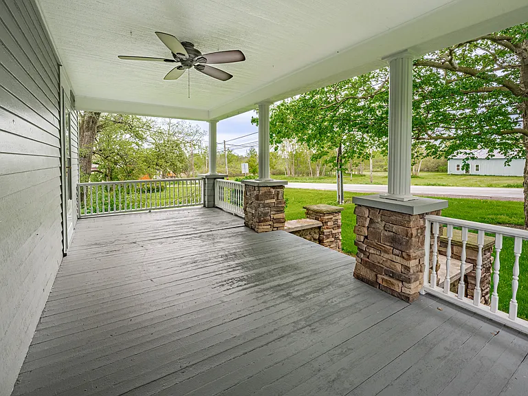 two beautiful porches