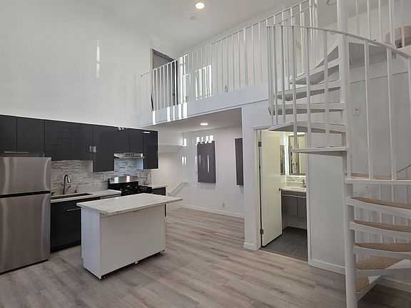 kitchen / loft view and entry in back