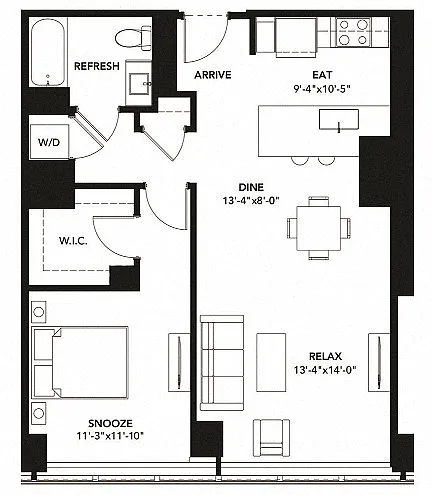 Floor plan 830