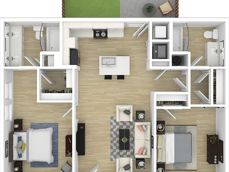 2 Bedroom Cottage 2 Bedroom Cottage