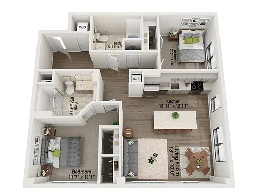 Floor plan B18