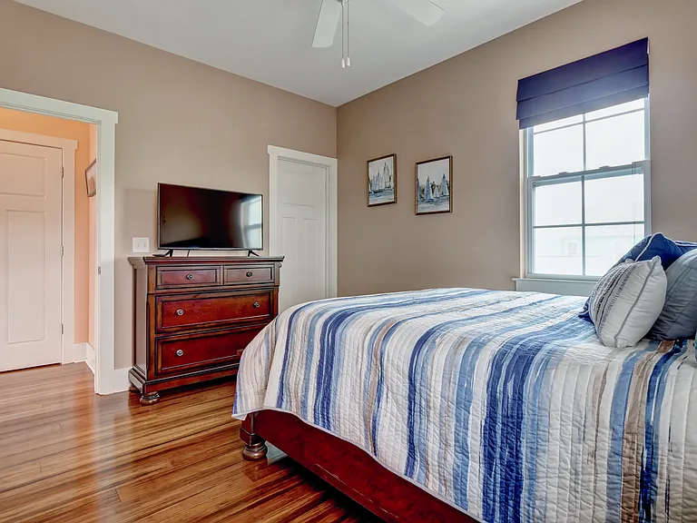 Side view of upstairs guest bedroom #1