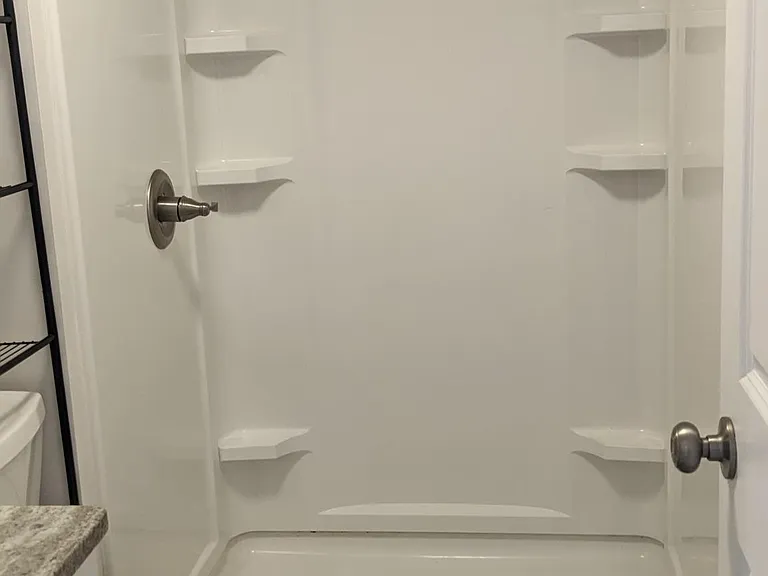 Full bathroom with shower