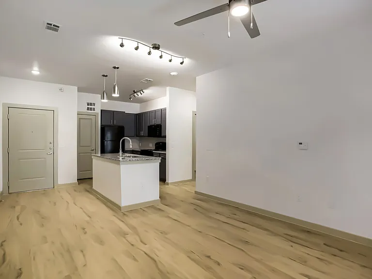 view of kitchen from the living room