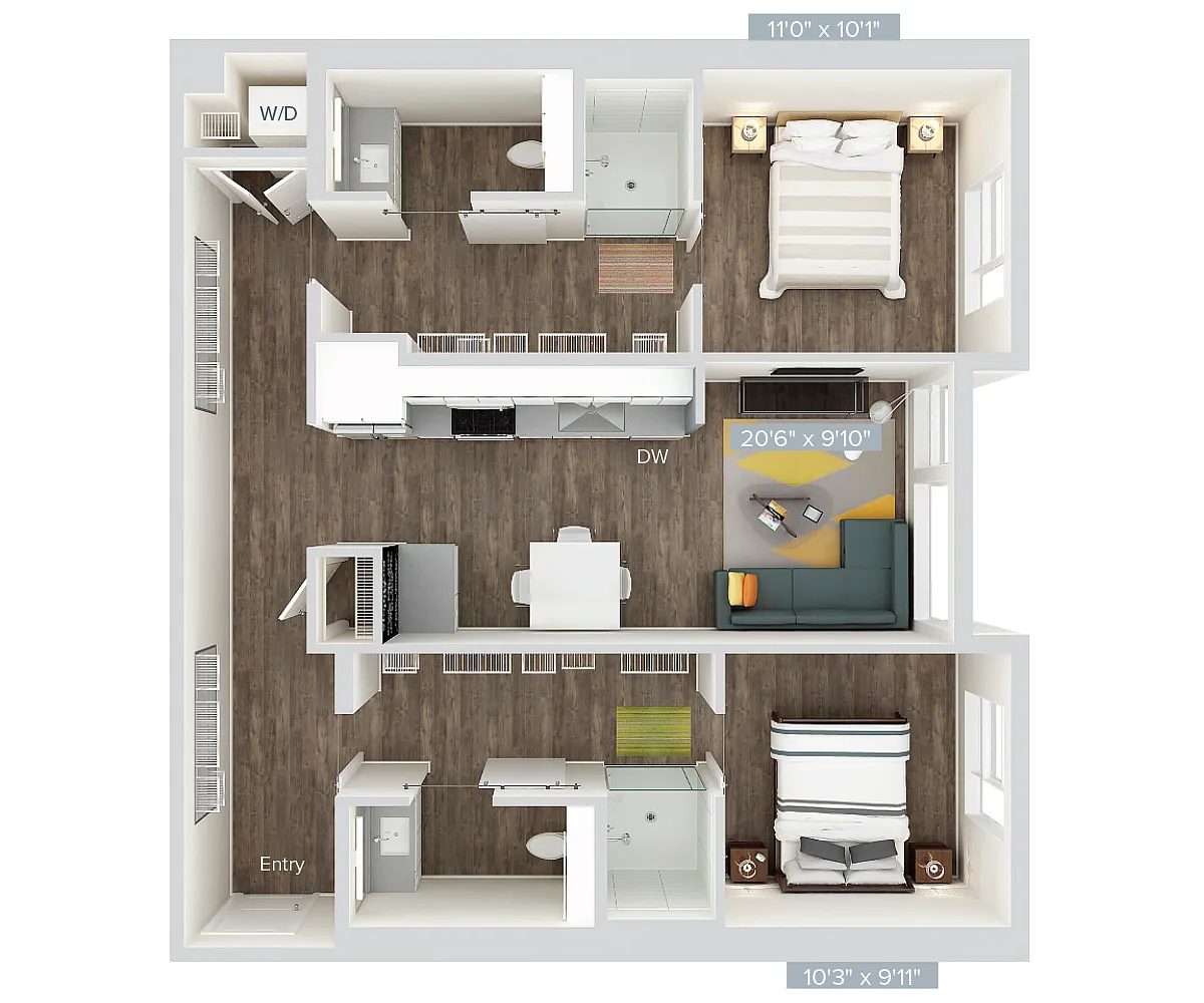 Floor plan BM02-976-1006