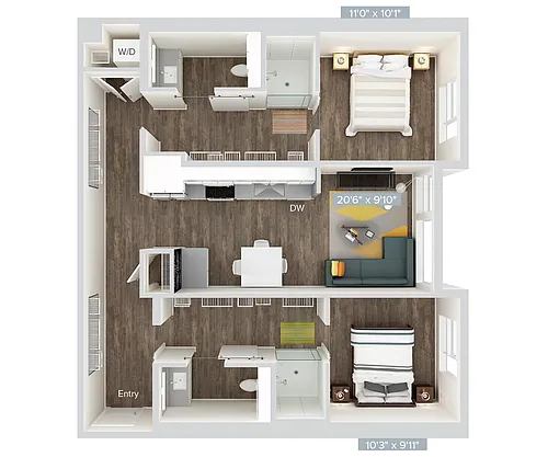 Floor plan BM02-976-1006