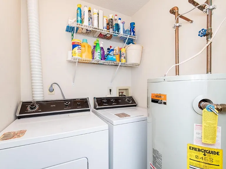 laundry room with washer and dryer