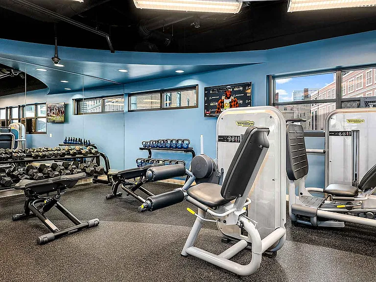 Everything you need for a quality cardio or strength workout, including free weights, is available for you around the clock in our fitness center and studio.