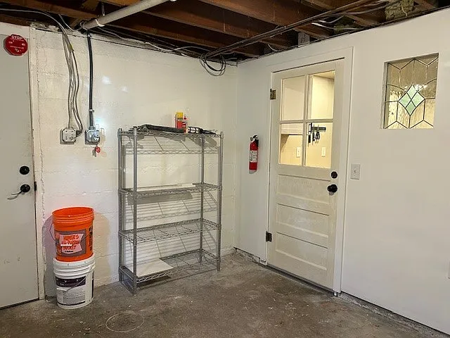 Other side of storage room, plenty of space for storage, bikes, skis, etc.