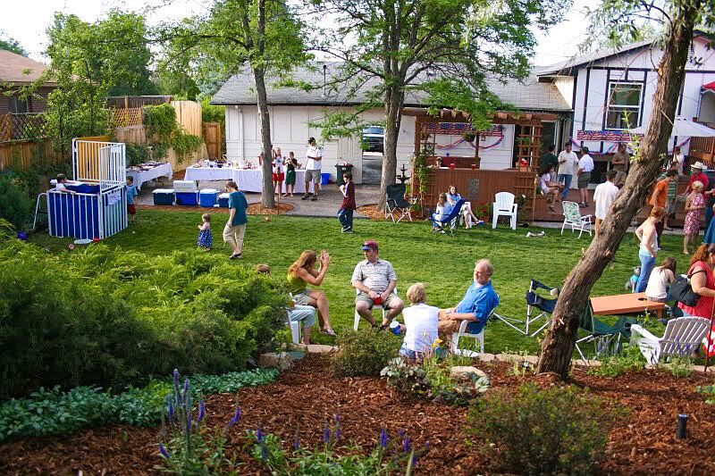 HUGE back yard 