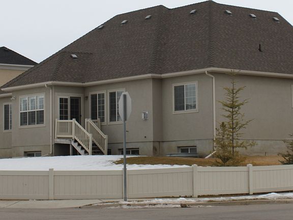 Large corner yard back of house