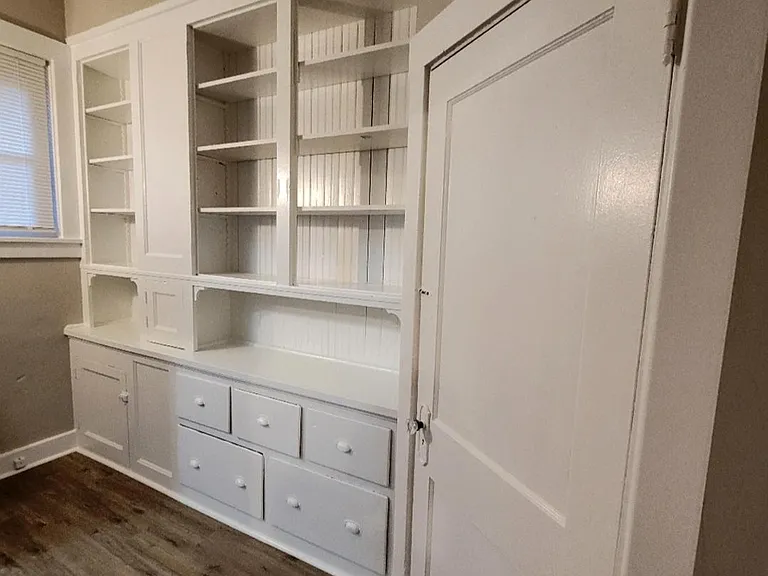 Butler pantry off the kitchen to provide tons loads of additional storage.