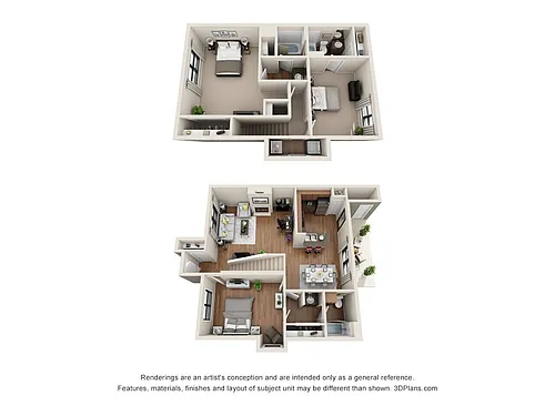 Floor plan C1R - Greenbrier Townhouse