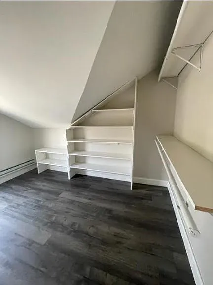 Huge walk-in closet off bedroom