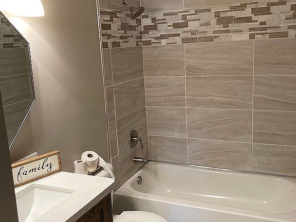 Totally remodeled bathroom