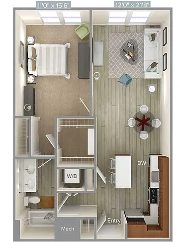 Floor plan A6-2-828