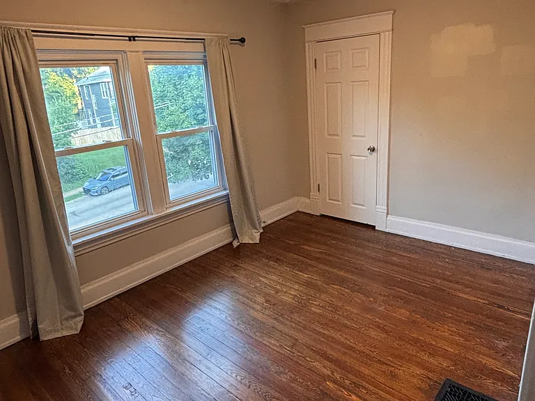 2nd floor street facing bedroom