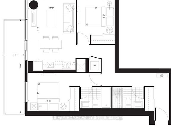 2nd image of 39 Roehampton Ave #3903