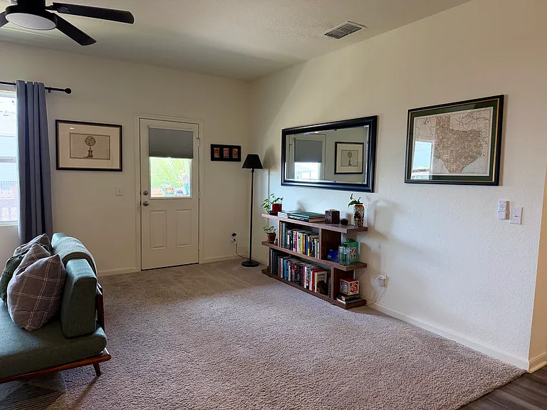 Living Room / Door to backyard