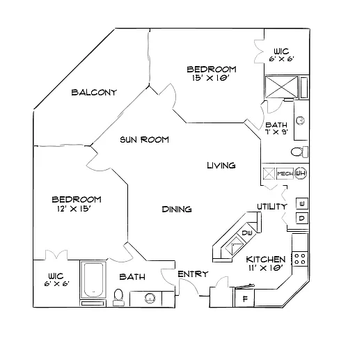 Floor plan Design 2B