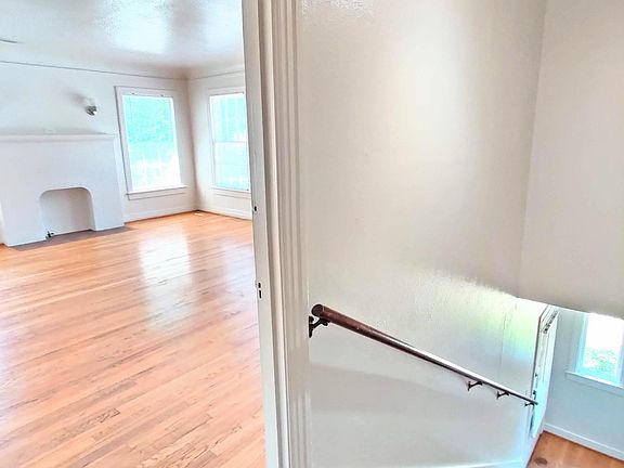 private stairwell leads to the duplex