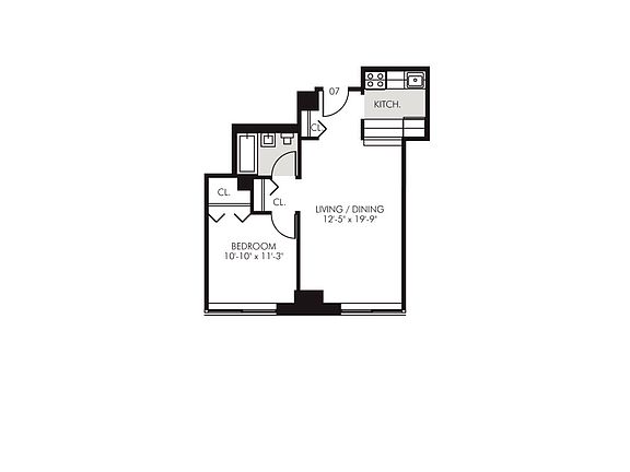 2nd image of 45 Wall St APT 507
