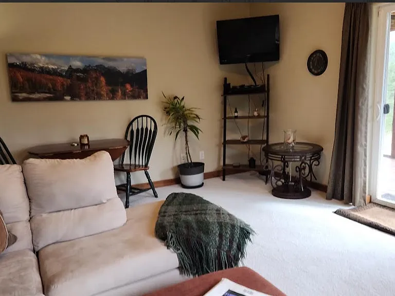 Eating area and TV